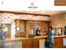 Tablet Screenshot of parkhotelmayo.com